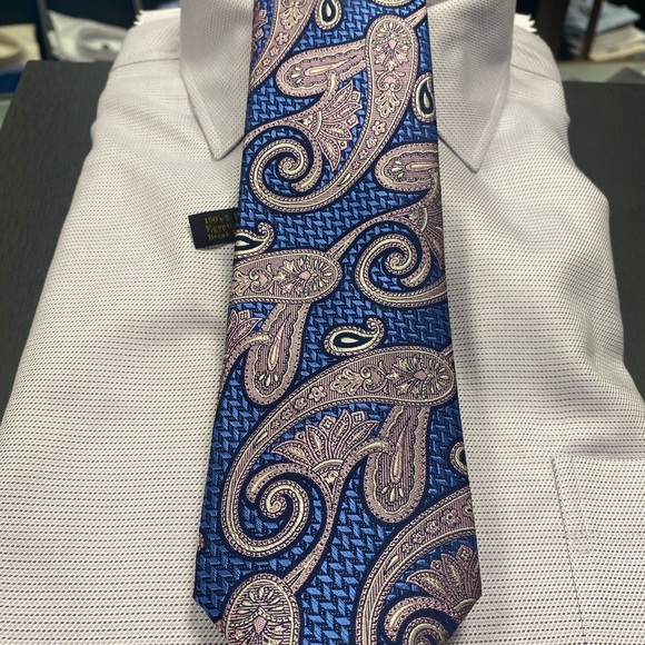 New mens tie by Josabank 100% Silk Reserve Collection Paisley - Picture 5 of 5